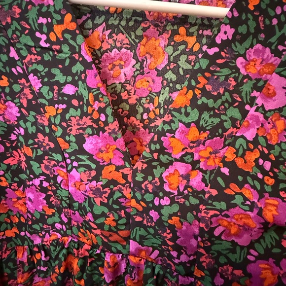 Entro - Floral Babydoll  Dress - Picture 3 of 7